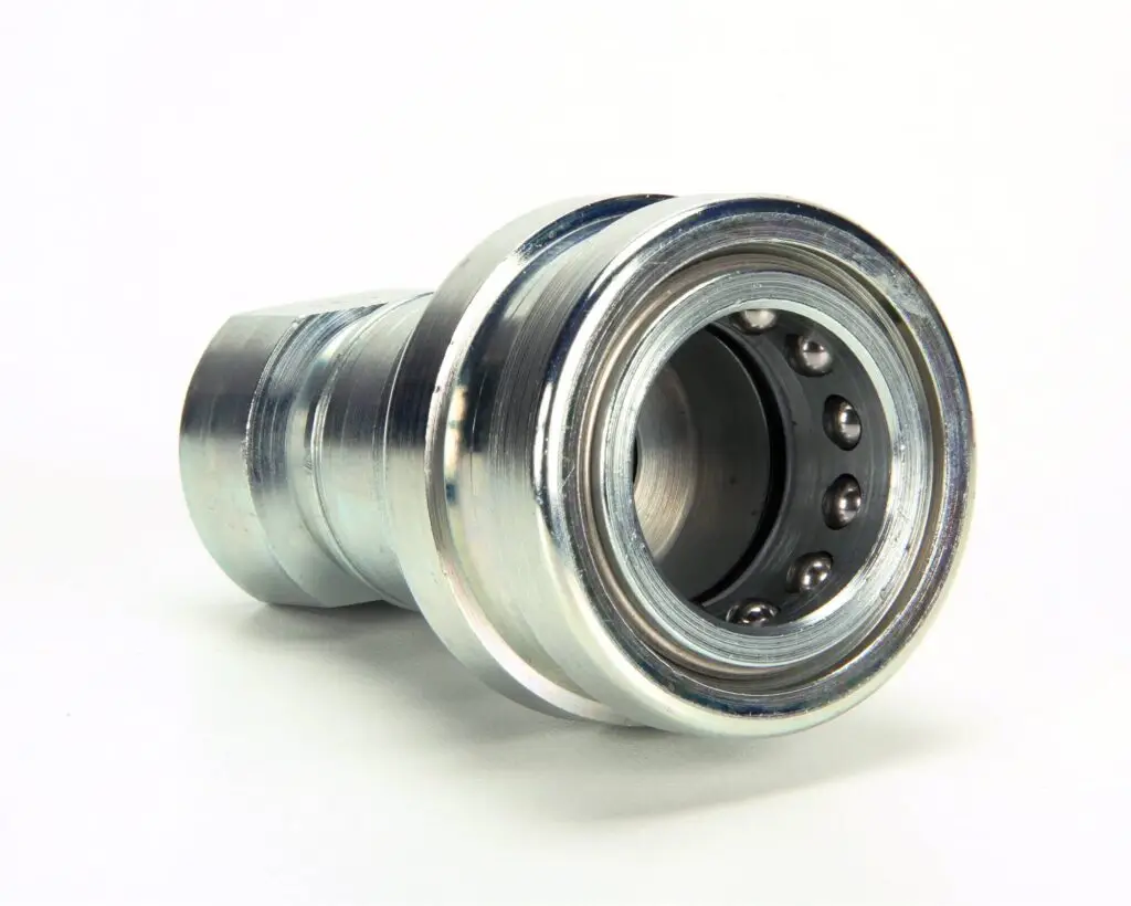 a close up of a metal object