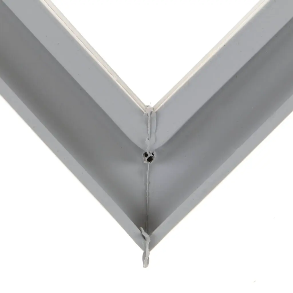 a close up of a corner