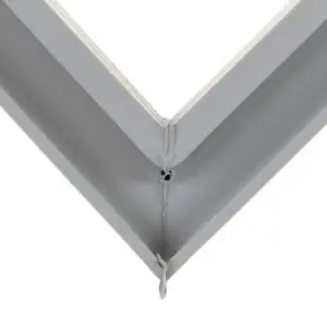 a close up of a corner