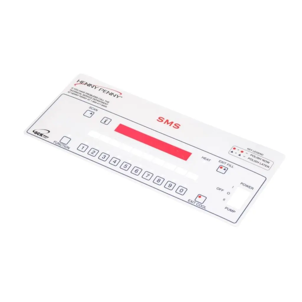 Henny Penny Decal, Membrane, Switch