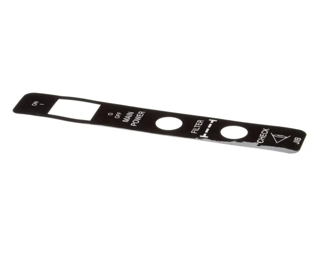 Henny Penny Decal-Fltr/Ck Jib/Main Power