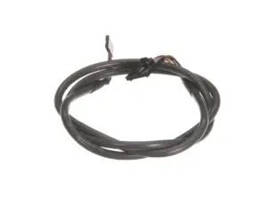 a black wire with wires
