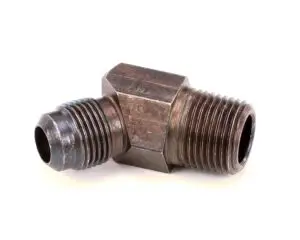 a close up of a metal piece