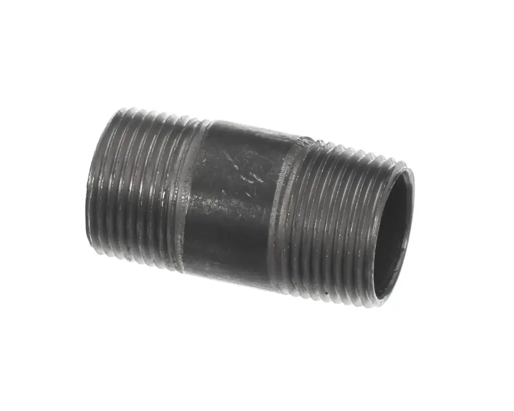 a black pipe with a thread