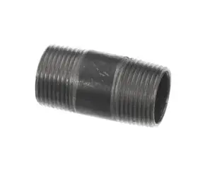 a black pipe with a thread