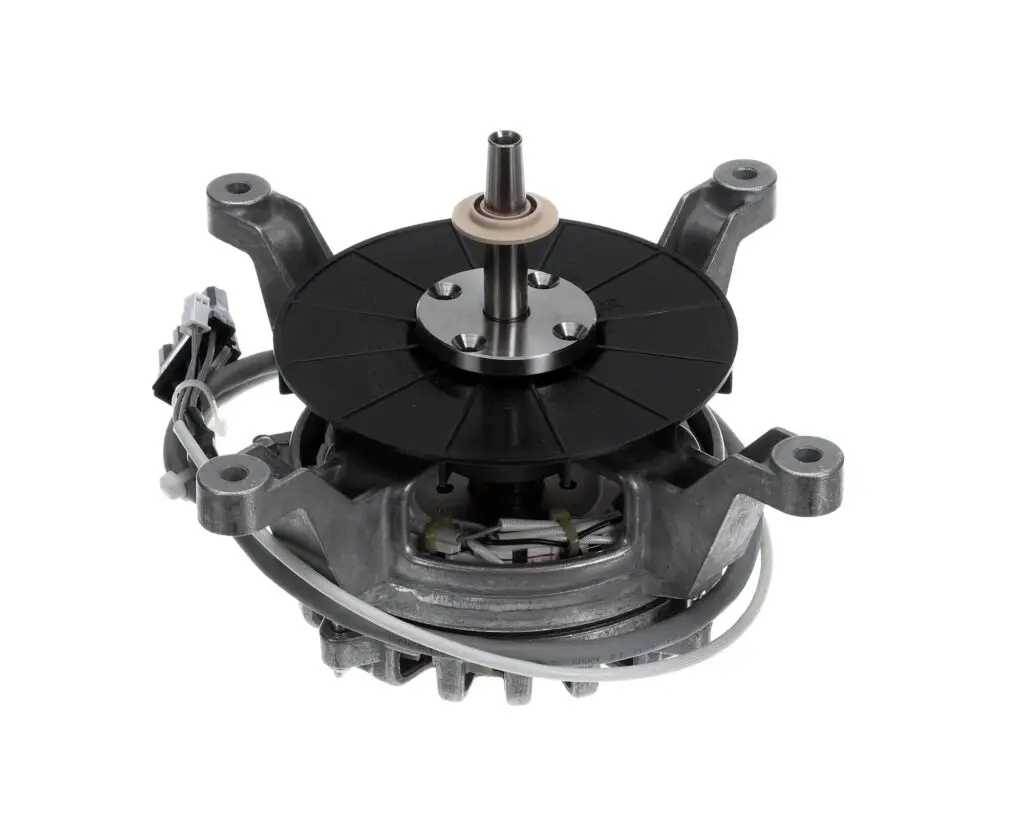 a close up of a motor