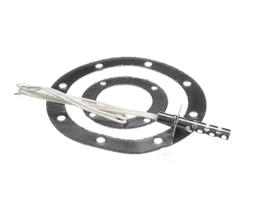 a metal circle with a wire