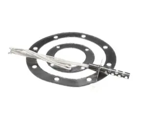 a metal circle with a wire