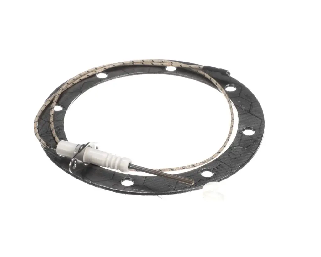 a circular object with a white cable
