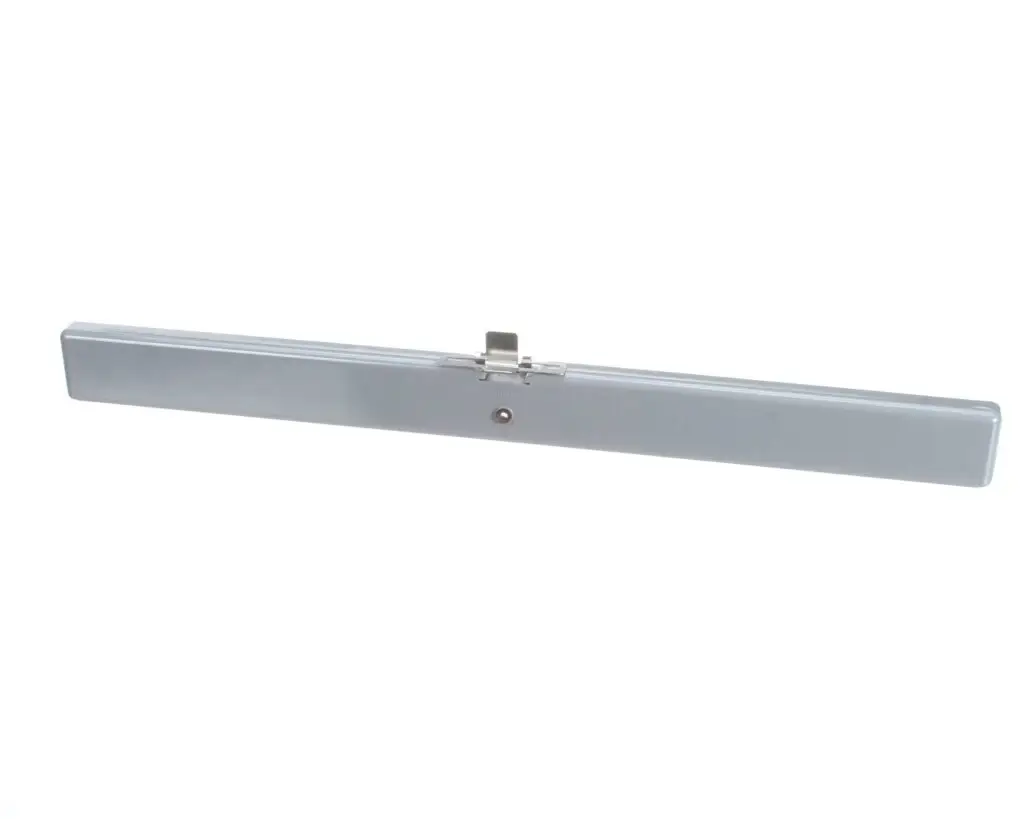 a long metal object with a metal clip