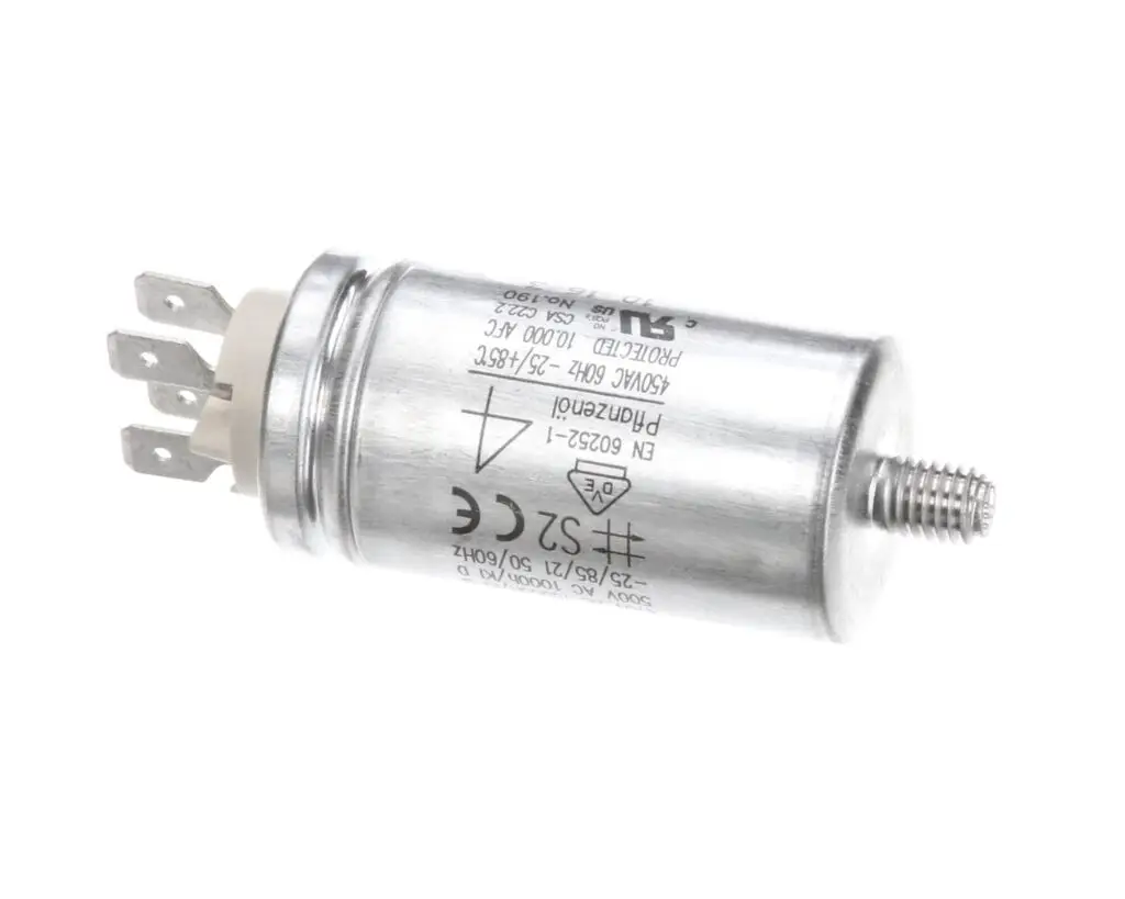 a silver metal cylinder with a screw
