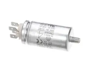 a silver metal cylinder with a screw