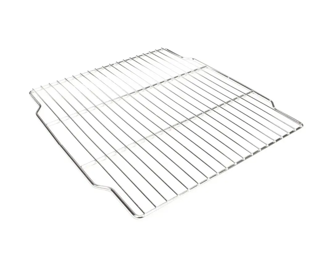a metal grid on a white background