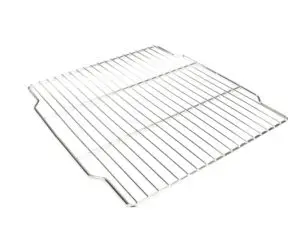 a metal grid on a white background