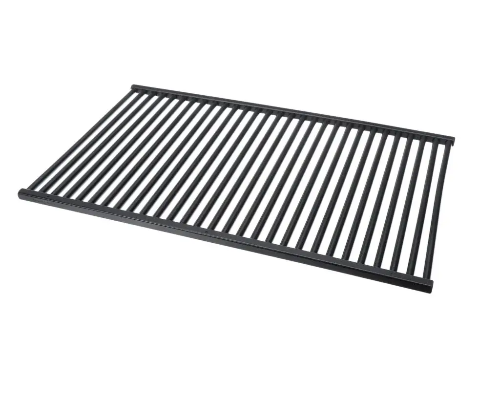a black metal grate