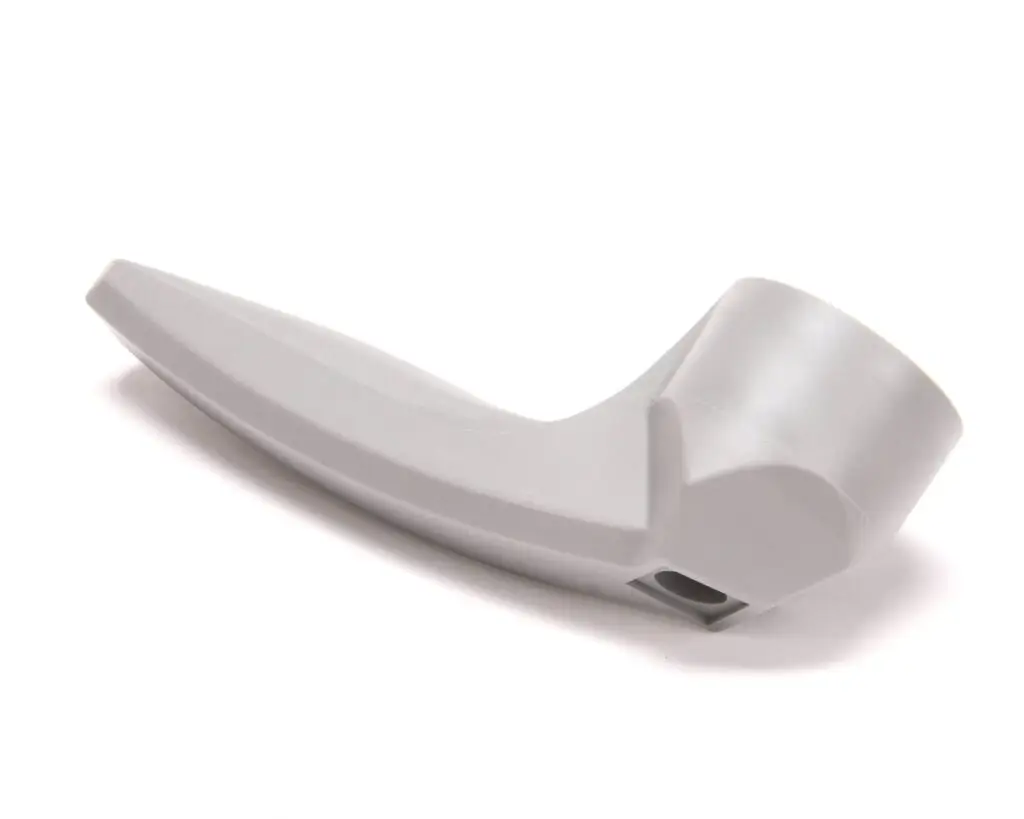 a grey pipe with a white cover