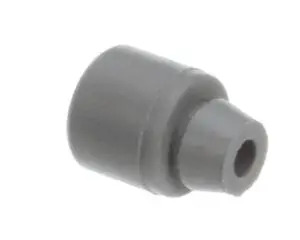 a grey plastic object with a hole