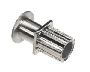 a close up of a metal object