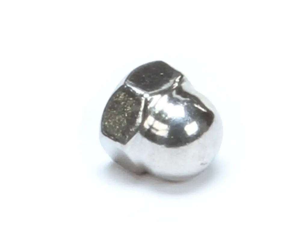 a close up of a silver object