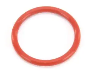 a red circle on a white background