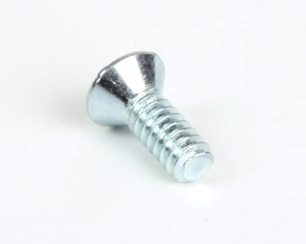 a close up of a screw