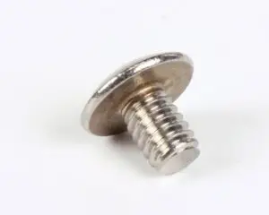 a close up of a screw