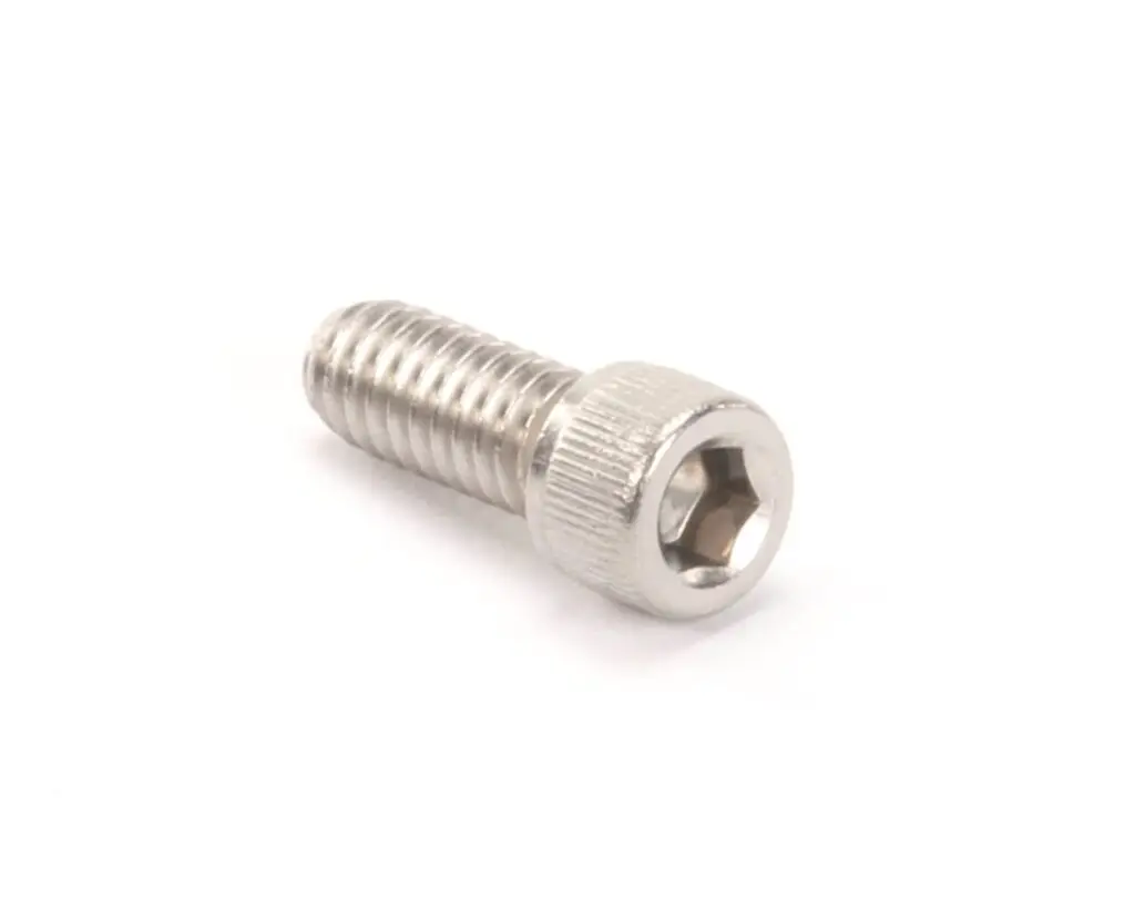 a close up of a screw