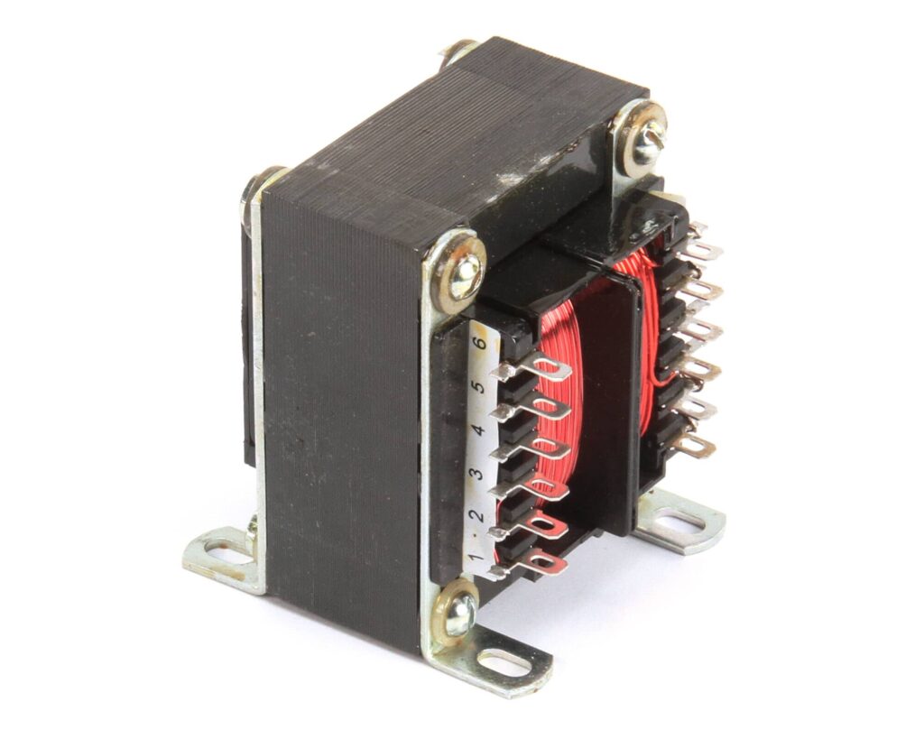 a black and silver electrical device